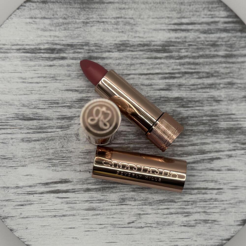 Anastasia Beverly Hills Satin Lipstick ROSE DREAM x 2 Brand New Full Size BNWOB